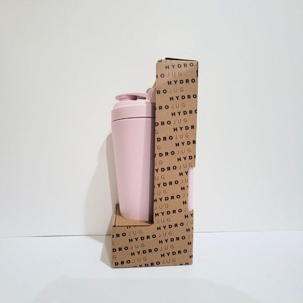 NEW HYDROJUG - PINK SAND HydroShkr 24oz Stainless Steel Shaker Bottle - NIB - Picture 6 of 9